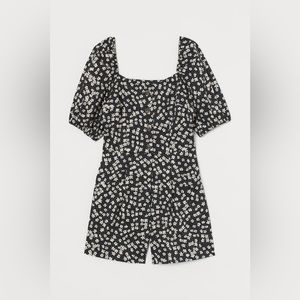 H&M Puff Sleeve Romper